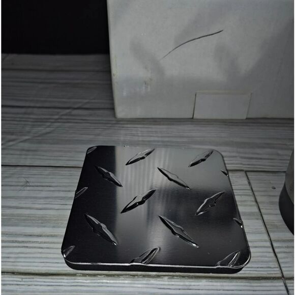 Orange County Choppers Diamond Plate Stainless Steel Mug & Coaster Set In Box - Picture 4 of 8